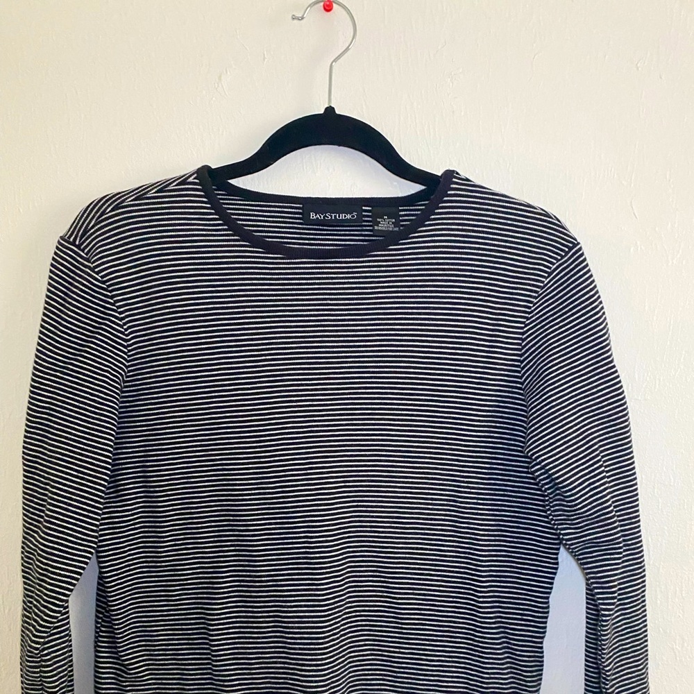 striped long sleeve shirt